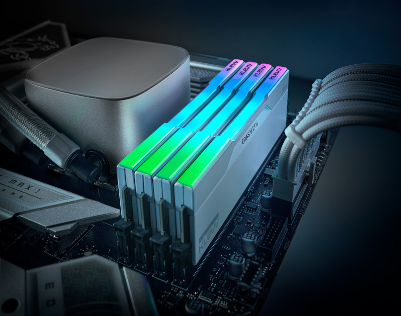KLEVV Cras V RGB DDR5 6400Mhz (2x16GB) 32GB KIT (CL30) (KD5AGUA80-64B300G) (KD5AGUA80-64B300J)
