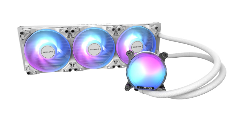 TCOMAS SJ-A080 360MM (INTEL) AIO LIQUID COOLER - ( BLACK / WHITE )
