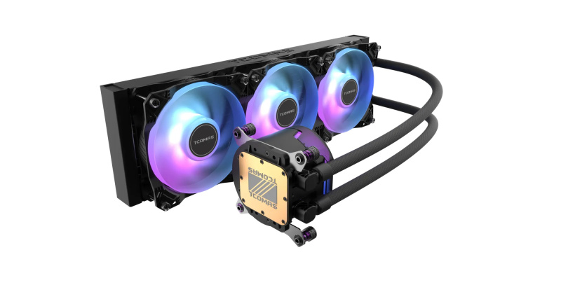 TCOMAS SJ-A080 360MM (INTEL) AIO LIQUID COOLER - ( BLACK / WHITE )