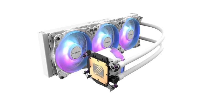 TCOMAS SJ-A080 360MM (INTEL) AIO LIQUID COOLER - ( BLACK / WHITE )