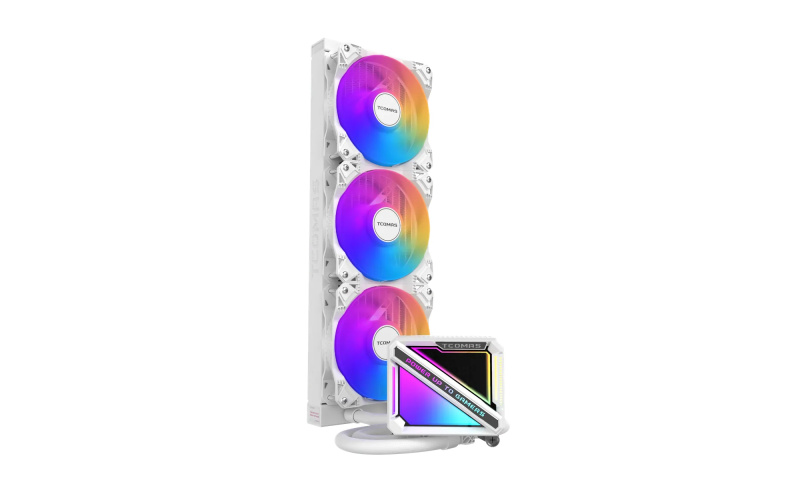 TCOMAS SJ-A090 360MM (INTEL) AIO LIQUID COOLER - ( BLACK / WHITE )
