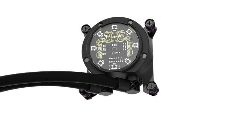 TCOMAS SJ-A090 360MM (INTEL) AIO LIQUID COOLER - ( BLACK / WHITE )