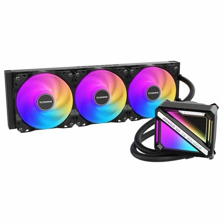 TCOMAS SJ-A090 360MM (INTEL) AIO LIQUID COOLER - ( BLACK / WHITE )