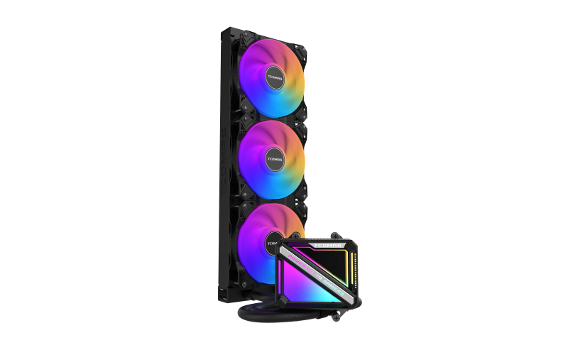 TCOMAS SJ-A090 360MM (AMD) AIO LIQUID COOLER - ( BLACK / WHITE )