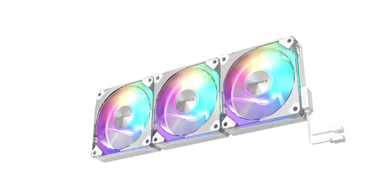 TCOMAS SJ-F700 (3-PACK) 120MM ARGB FAN - ( BLACK / WHITE ) TCOMAS SJ-F700 (3-PACK) 120MM ARGB FAN - ( BLACK / WHITE )