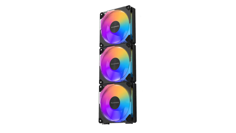 TCOMAS SJ-F700 (3-PACK) 120MM ARGB FAN - ( BLACK / WHITE ) TCOMAS SJ-F700 (3-PACK) 120MM ARGB FAN - ( BLACK / WHITE )