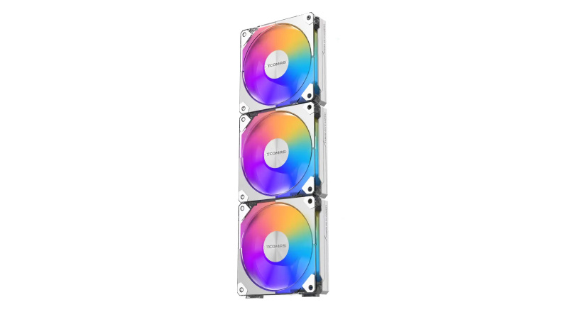 TCOMAS SJ-F700 (3-PACK) 120MM ARGB FAN - ( BLACK / WHITE ) TCOMAS SJ-F700 (3-PACK) 120MM ARGB FAN - ( BLACK / WHITE )