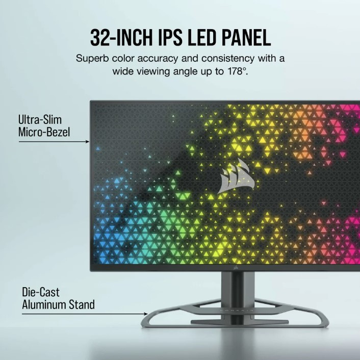 CORSAIR 32" XENEON 32QHD165 , HDR400 GAMING MONITOR ( 32" QHD 2560 x1440 / 165Hz / IPS / 1ms )