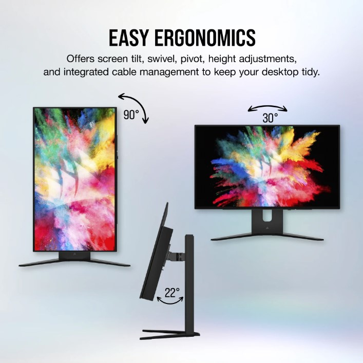 CORSAIR 27" XENEON 27QHD240 , G-Sync GAMING MONITOR ( 27" QHD 2560 x1440 / 240Hz / OLED / 0.03ms GtG )