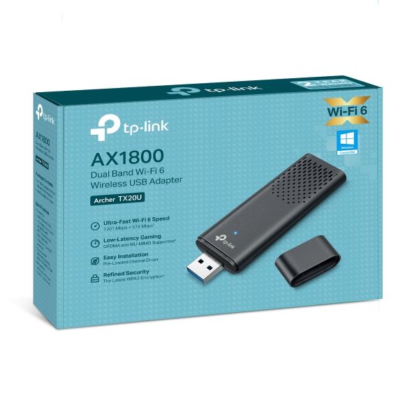 Archer TX20U AX1800 雙頻無線 Wi-Fi 6 USB 接收器