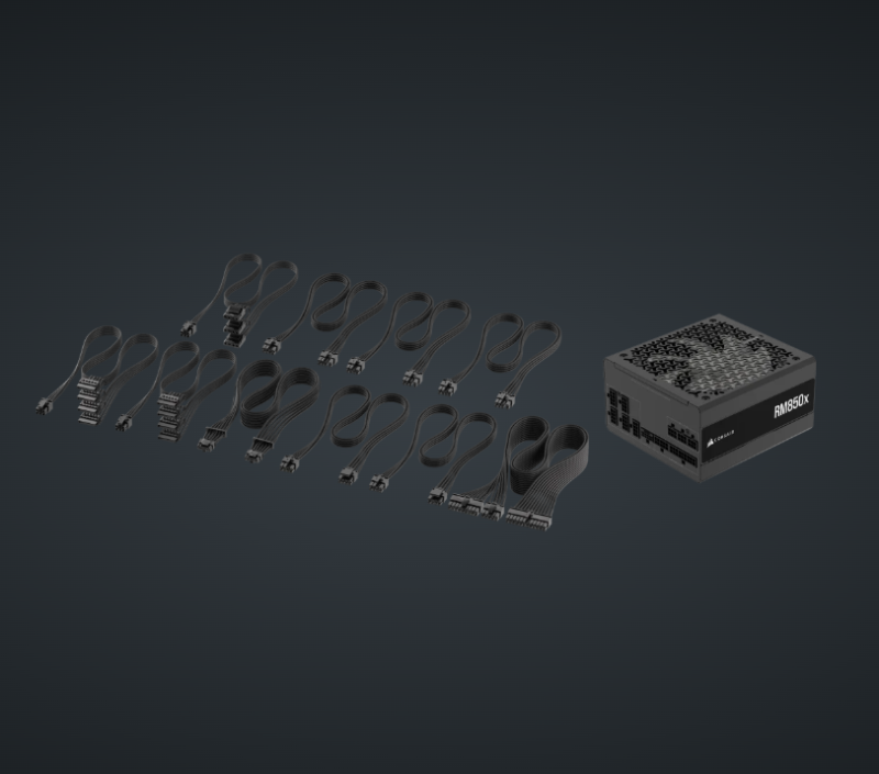 Corsair RMx Series™ RM850X-PCIE5.1 — 850W 80 PLUS Gold Fully Modular ATX PSU (CP-9020270) [現金優惠 $999]