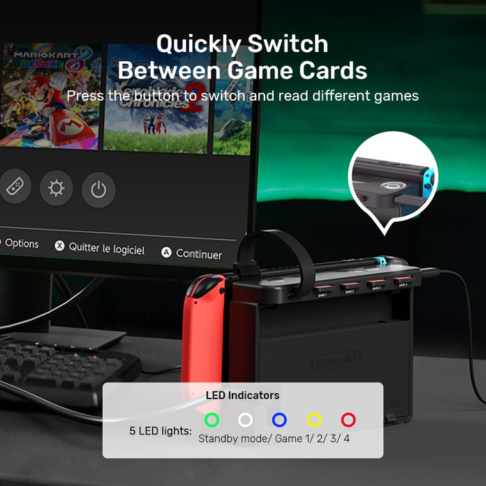 Unitek 4合1 Switch 遊戲卡讀卡器 G1002D