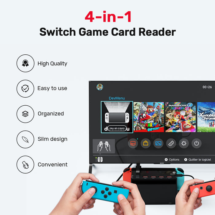Unitek 4合1 Switch 遊戲卡讀卡器 G1002D