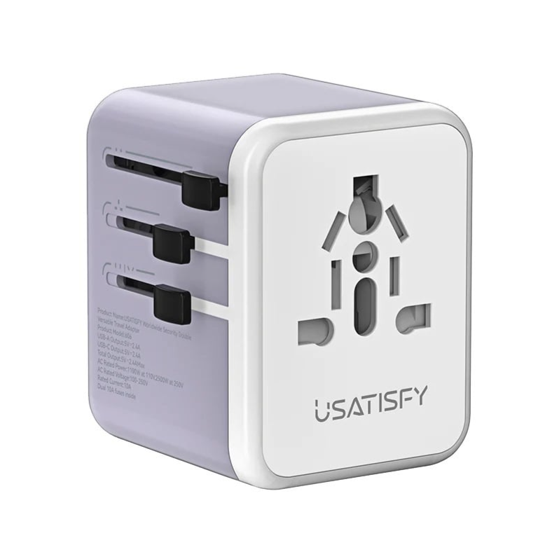 USATISFY 全球旅行雙保險安心雙重萬用充電插座轉換插頭 USATISFY 全球旅行雙保險安心雙重萬用充電插座轉換插頭