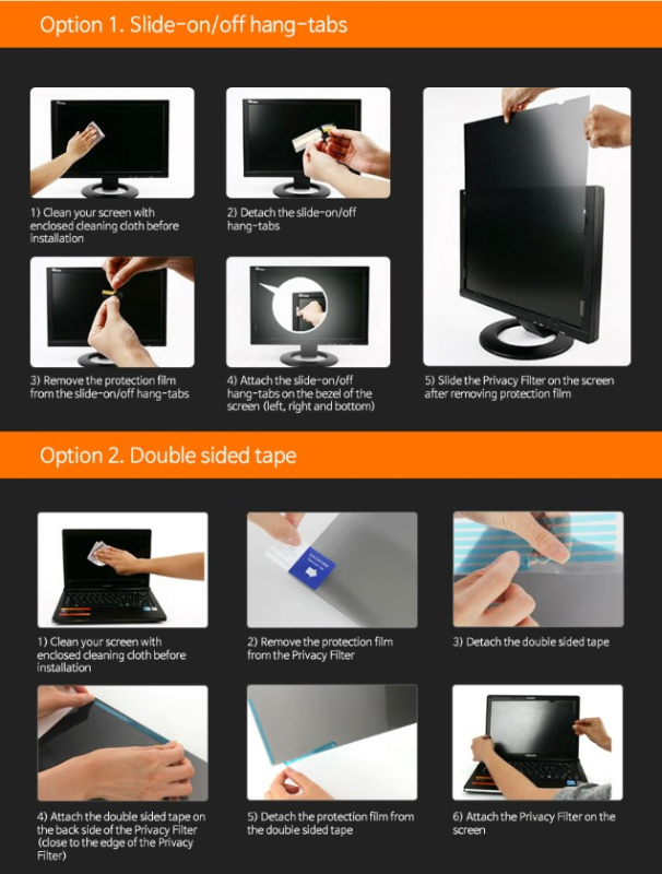 Sview Privacy Filter for 27 inch Wide (16:9)