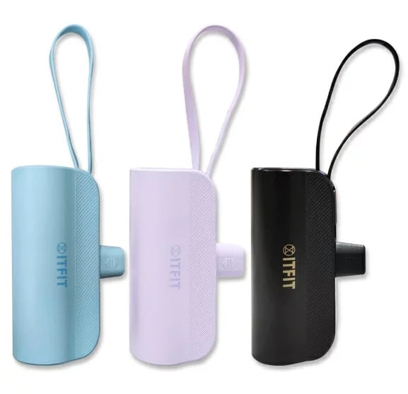 Samsung三星 ITFIT 迷你行動電源 (TypeC/5000mAh/支架式/口袋型) [3色]