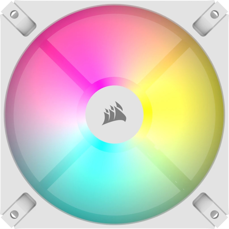 CORSAIR iCUE AR120 Digital RGB 120mm PWM Fan (Single / Triple Pack) ( BLACK / WHITE )