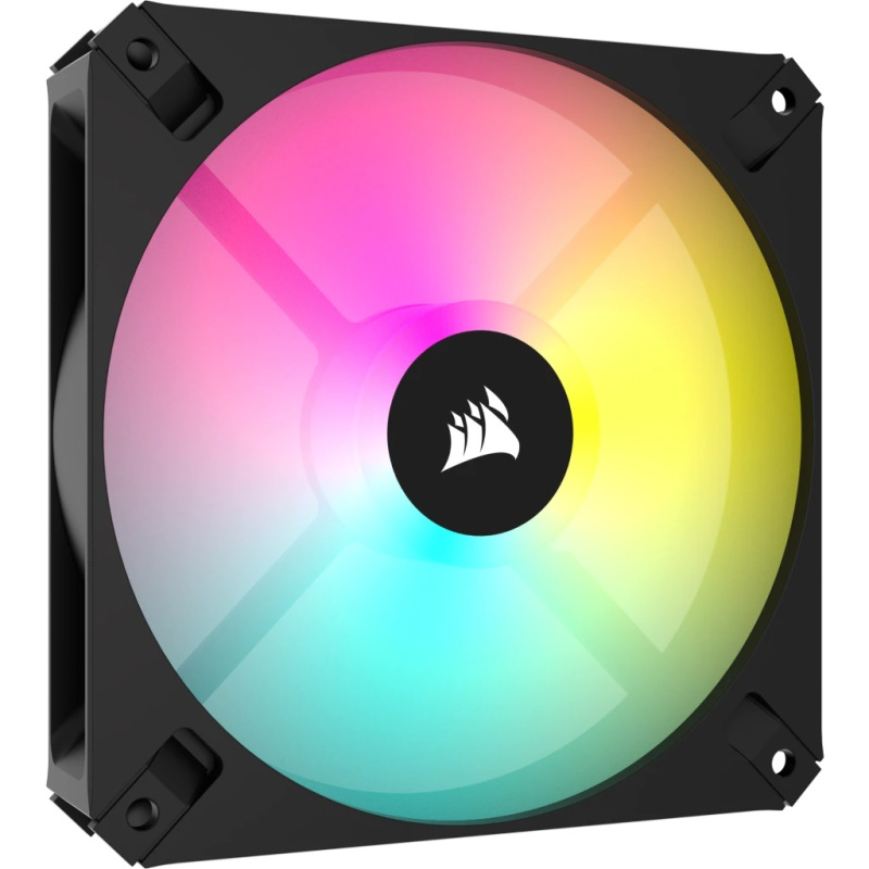 CORSAIR iCUE AR120 Digital RGB 120mm PWM Fan (Single / Triple Pack) ( BLACK / WHITE )