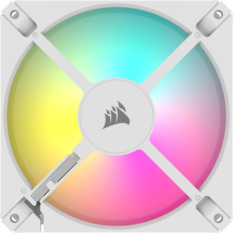 CORSAIR iCUE AR120 Digital RGB 120mm PWM Fan (Single / Triple Pack) ( BLACK / WHITE )
