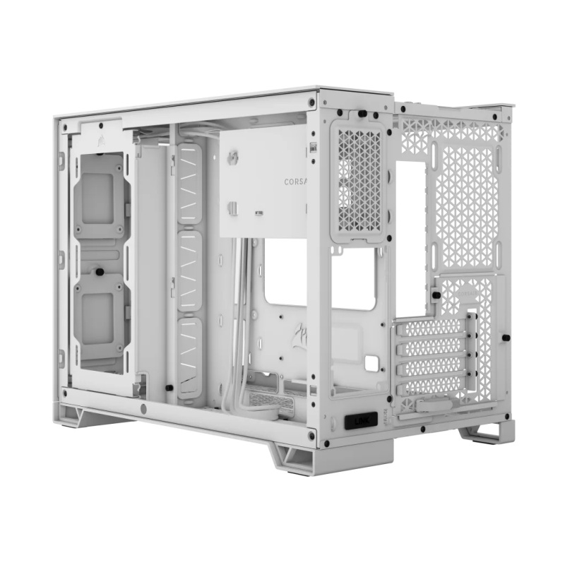 Corsair 2500X Mid-Tower Dual Chamber PC Case - White