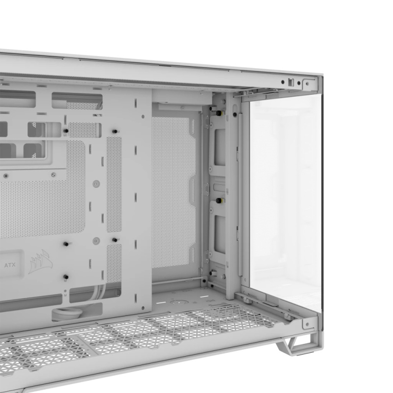 Corsair 2500X Mid-Tower Dual Chamber PC Case - White