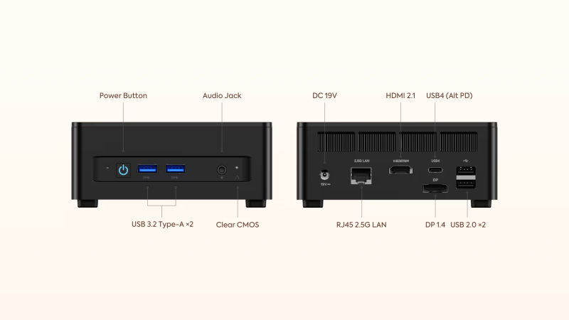 Minisforum UM760 Slim ( AMD Ryzen™ 5 7640HS /  AMD Radeon™ 760M / DDR5 5600Mhz 32GB RAM / 1TB SSD /  Windows 11 Pro )