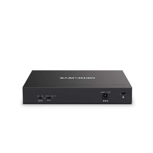 MERCUSYS MS108GP  具有 7 個 PoE+連接埠的8 Gigabit 埠桌上型交換器