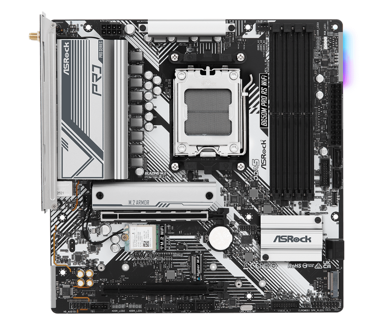 ASRock B650M Pro RS WiFi MATX 主機板 DDR5 [現金優惠 $999]