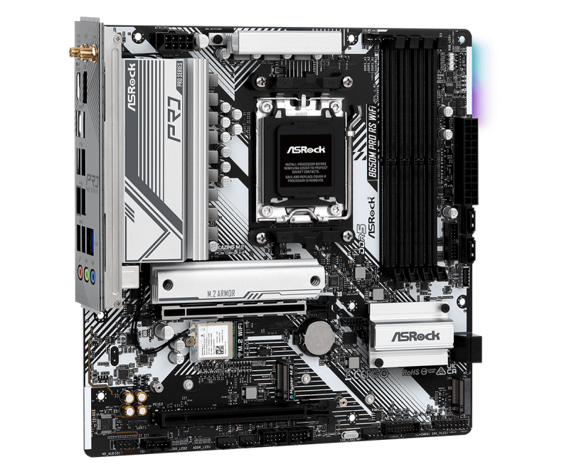 ASRock B650M Pro RS WiFi MATX 主機板 DDR5 [現金優惠 $999]
