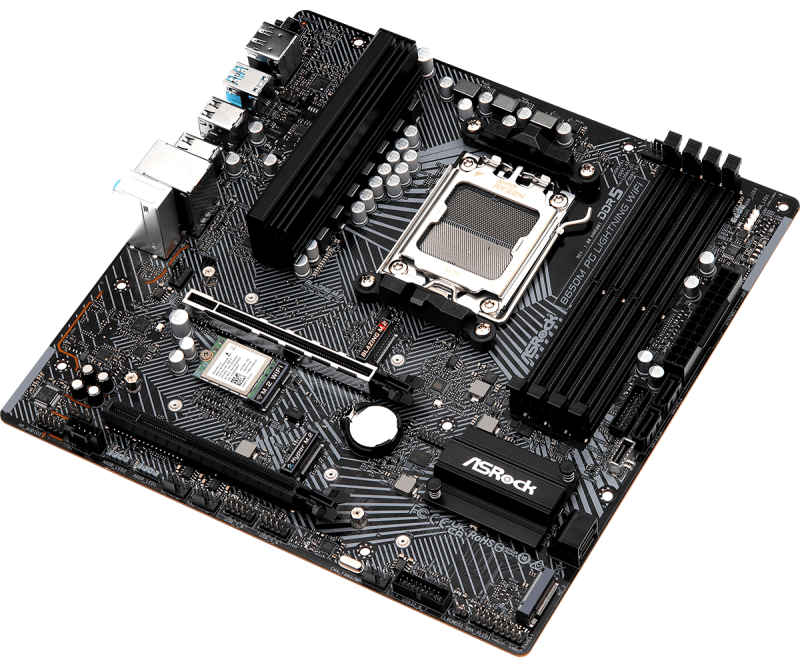 ASRock PHANTOM GAMING B650M PG Lightning WiFi MATX 主機板 DDR5 [現金優惠 $1190]