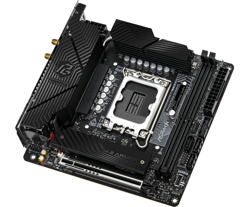 AsRock PHANTOM GAMING B760I Lightning WiFi MINI-ITX 主機板 DDR5 [現金優惠 $1480]