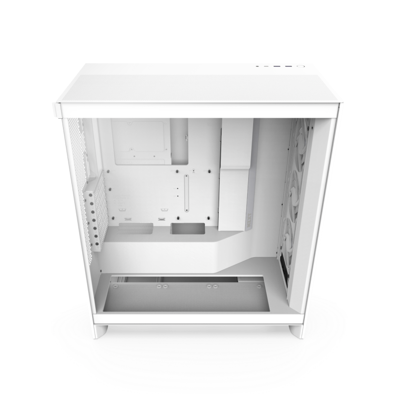NZXT H7 Flow RGB (2024) Mid-Tower ATX Airflow Case - ( Black / White )
