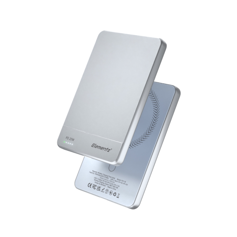 Elementz &nbsp;PUY-5K 5000mAh 激薄型磁吸無線行動電源