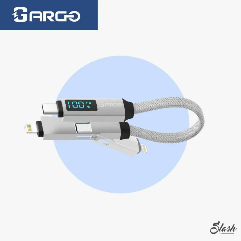 ARGO 3 in 1 LED 磁能傳輸充電線