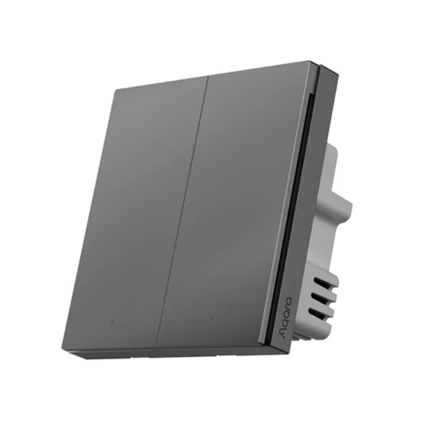 Aqara Smart Wall Switch H1 EU 智能牆壁開關 Gray 單火線/零火線 (單/雙鍵版)【原裝行貨】 Aqara Smart Wall Switch H1 EU 智能牆壁開關 Gray 單火線/零火線 (單/雙鍵版)【原裝行貨】