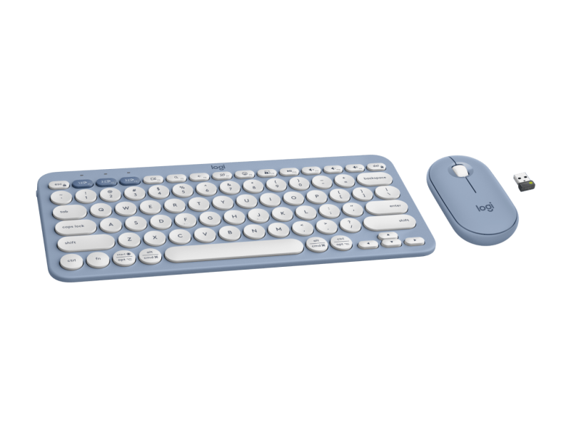 Logitech Pebble 2 Combo 纖薄跨裝置藍牙鍵盤滑鼠組合 (5色)