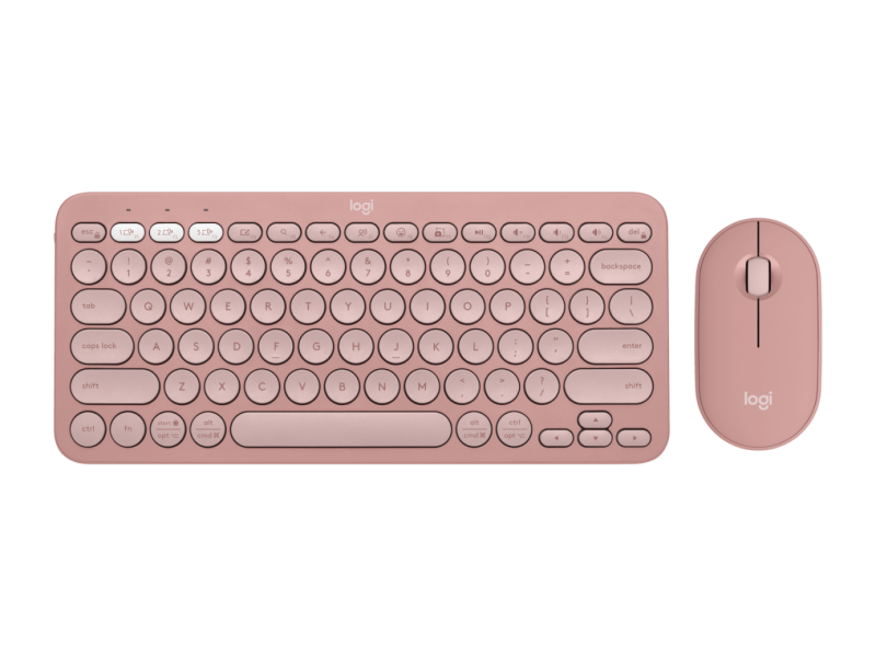 Logitech Pebble 2 Combo 纖薄跨裝置藍牙鍵盤滑鼠組合 (5色)