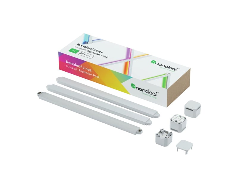 [開倉價] Nanoleaf Lines 90 Degrees Smarter 套裝 (4 支 LED 燈條) /  Expansion Pack 補充裝 (3 Lines)【轉數快 開倉清貨節】