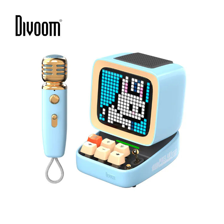 Divoom Ditoo Mic - 卡拉OK像素藍牙喇叭