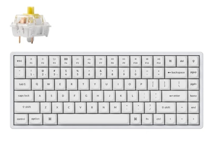 Keychron K2 Pro 無線機械式鍵盤 (白色)