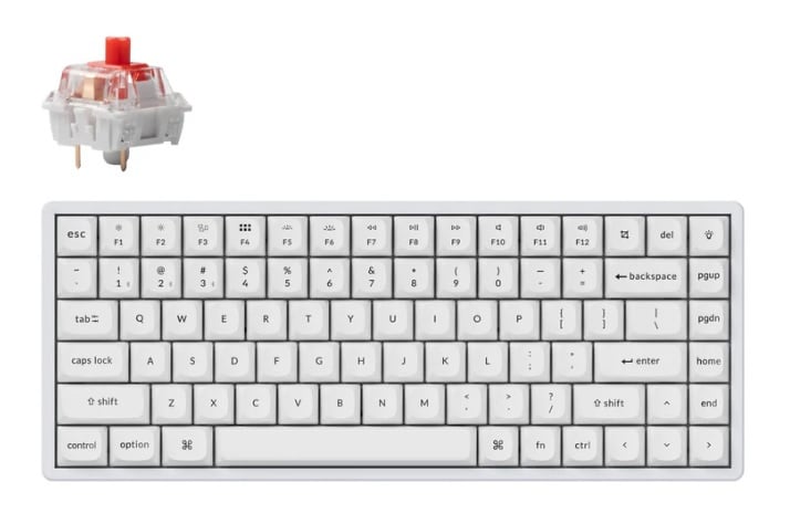 Keychron K2 Pro 無線機械式鍵盤 (白色)