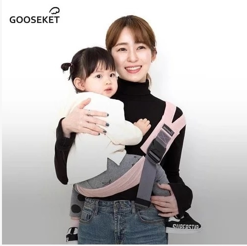 韓國GOOSEKET嬰兒單肩背帶幼兒抱抱巾揹帶揹巾 Version 2韓國製造