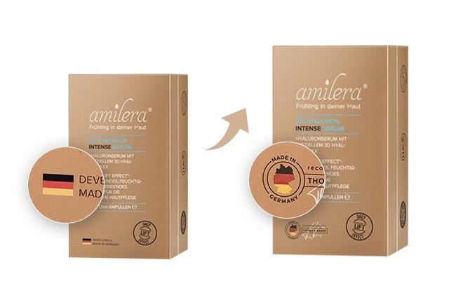 德國醫美產品 AMILERA 玻尿酸駐顏活膚美白精華原液30支 X 1.5毫升