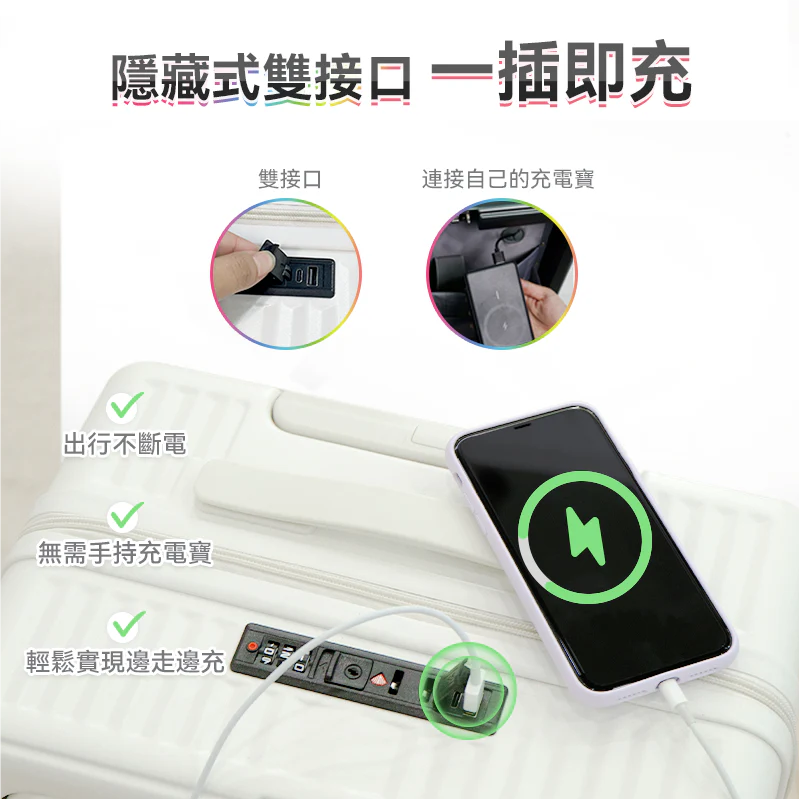 NEWEDO 時尚多功能便用便携自由行大容量登機旅行箱Pro