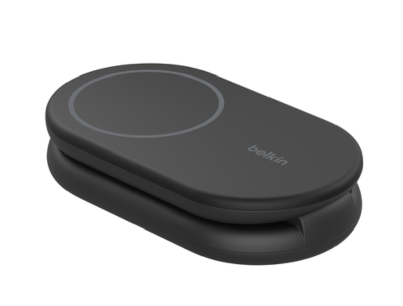 Belkin BoostCharge 2 合 1 Qi2 磁力可摺疊無線充電器 15W WIZ028qcBK/WH [2色]