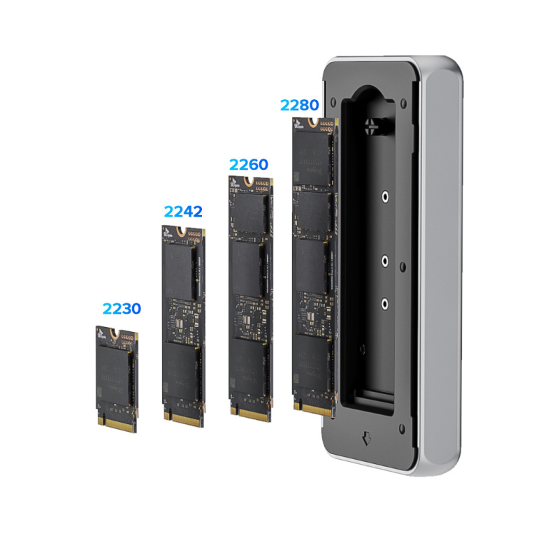 WAVLINK WL-ST401C 40Gbps USB4 Type-C 免工具外接盒適用於M.2 PCIe