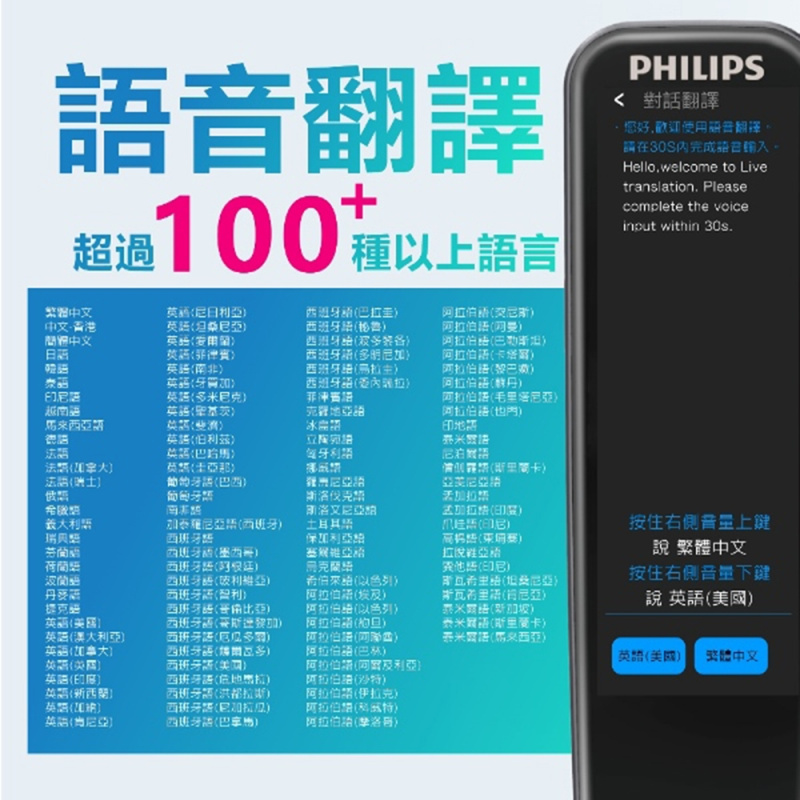 PHILIPS 飛利浦 智能翻譯筆 VTR7300