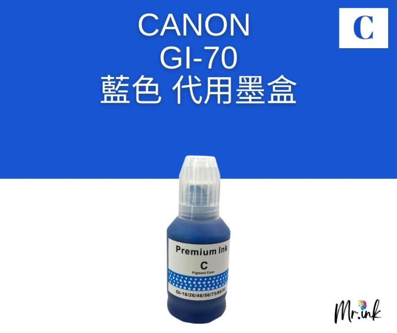 Canon GI-70 代用墨水瓶INK