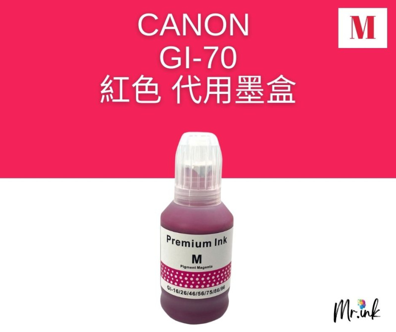 Canon GI-70 代用墨水瓶INK