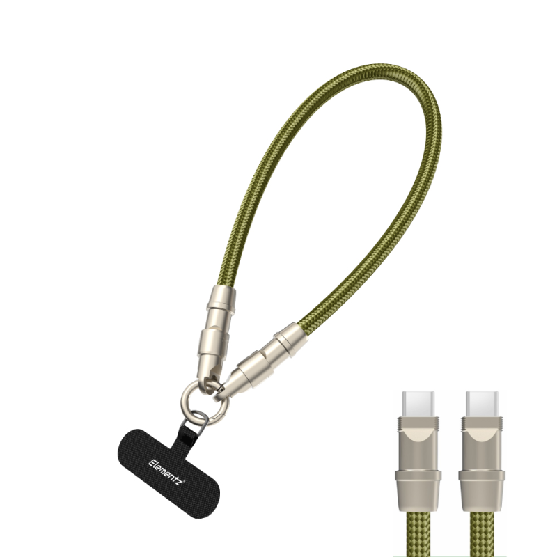 Elementz USB-C to C 100W手繩充電傳輸線 (NHC30)